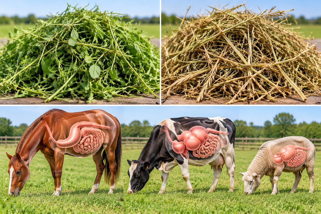 are horses ruminants