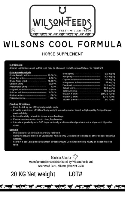 Wilson's Cool Formula